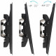 Кронштейн для телевизора Kromax FLAT-6 черный 15"-47" макс.35кг настенный наклон