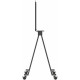 Стойка для телевизора Ultramounts UM312B черный 49"-75" макс.40кг напольный