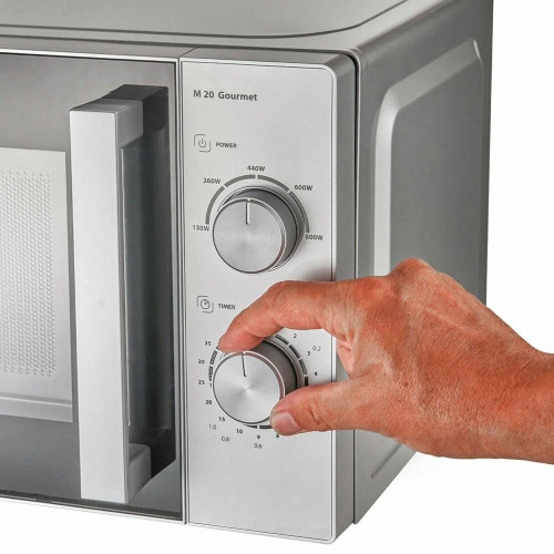 Микроволновая печь CASO M 20 Ceramic Gourmet серебристый/черный
