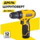 Дрель-шуруповерт Eurolux ДА-12/1Li, 12 В, 1.5 Ач, 25 Нм, щеточный