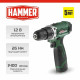 Дрель-шуруповерт Haммer ACD12CS, 12 В, 1,5 Ач, 26 Нм, щеточный