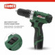 Дрель-шуруповерт Haммer ACD12CS, 12 В, 1,5 Ач, 26 Нм, щеточный