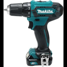 Дрель-шуруповерт Makita DF333DSAX6, 12 В, 2 Ач, 30 Нм, бесщеточный