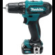 Дрель-шуруповерт Makita DF333DSAX6, 12 В, 2 Ач, 30 Нм, бесщеточный