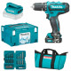 Дрель-шуруповерт Makita DF333DSAX6, 12 В, 2 Ач, 30 Нм, бесщеточный