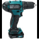 Дрель-шуруповерт Makita DF333DSAX6, 12 В, 2 Ач, 30 Нм, бесщеточный