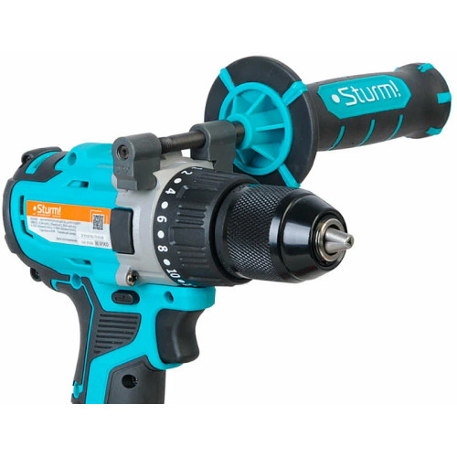 Дрель-шуруповерт Sturm CD2080, 18 В, 3 Ач, 80 Нм, бесщеточный
