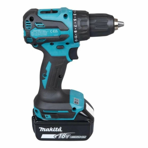 Дрель-шуруповерт Makita DDF490Z, 18 В, 0 Ач, 50 Нм, бесщеточный