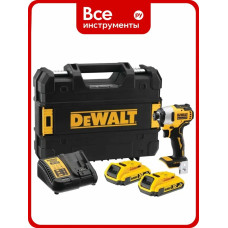Дрель-шуруповерт DeWalt DCF809D2T-QW, 18 В, 2 Ач, 190 Нм, бесщеточный, ударный