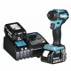 Дрель-шуруповерт Makita DDF083RFE, 18 В, 3 Ач, 40 Нм, бесщеточный