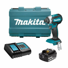 Дрель-шуруповерт Makita DTD153SF, 18 В, 1,5 Ач, 170 Нм, бесщеточный, ударный