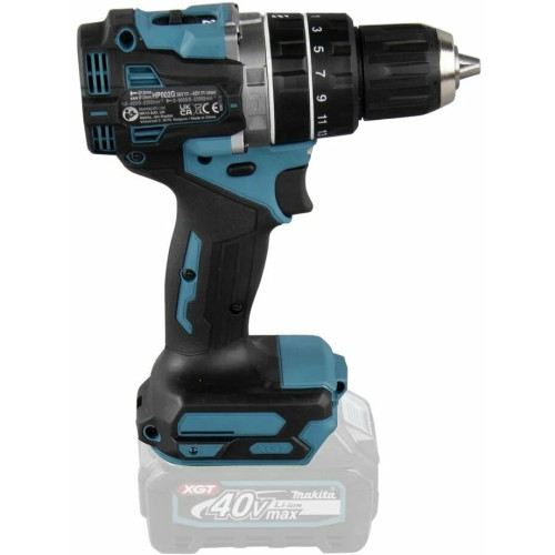 Дрель-шуруповерт Makita HP002GZ, 40 В, 0 Ач, 64 Нм, бесщеточный, ударный