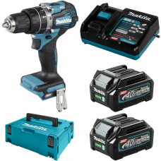 Дрель-шуруповерт Makita HP002GD201, 40 В, 2,5 Ач, 64 Нм, бесщеточный, ударный