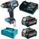 Дрель-шуруповерт Makita HP002GD201, 40 В, 2,5 Ач, 64 Нм, бесщеточный, ударный