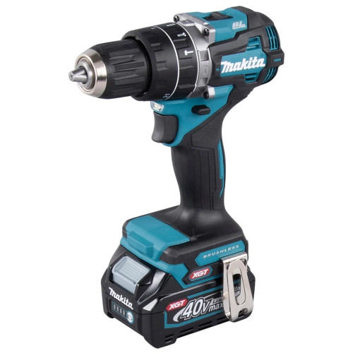 Дрель-шуруповерт Makita HP002GD201, 40 В, 2,5 Ач, 64 Нм, бесщеточный, ударный