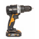 Дрель-шуруповерт Worx WX352, 20 В, 0 Ач, 60 Нм, бесщеточный, ударный