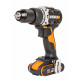 Дрель-шуруповерт Worx WX352, 20 В, 0 Ач, 60 Нм, бесщеточный, ударный