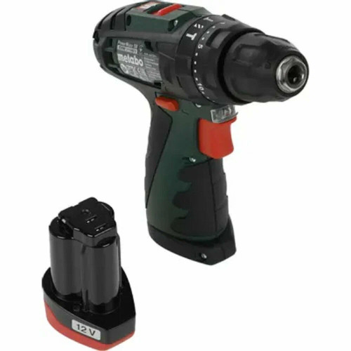 Дрель-шуруповерт Metabo PowerMaxx SB, 10,8 В, 2 Ач, 34 Нм, щеточный, ударный