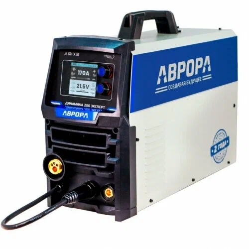 Сварочный полуавтомат Aurora Динамика 200 Эксперт инвертор TIG/МIG/МAG/MMA, 6 кВт