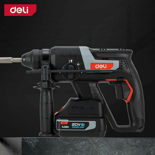 Перфоратор Deli DE-DC20-2, SDS-plus, 20 В, 2 Дж, от аккумулятора
