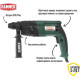 Перфоратор Haммer Flex PRT650D, SDS-plus, 650 Вт, 2,4 Дж, от сети