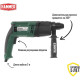 Перфоратор Haммer Flex PRT650D, SDS-plus, 650 Вт, 2,4 Дж, от сети