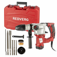 Перфоратор RedVerg RD-RH1200S, SDS-plus, 1200 Вт, 5 Дж, от сети