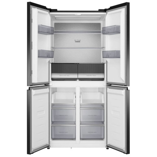 Холодильник MEFERI MFR83Black IX Total No Frost Cross Door Comfort