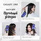 Щипцы для завивки волос Galaxy Line GL 4642 черный/фиолетовый