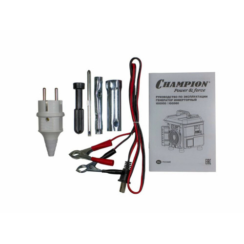 Генератор CHAMPION IGG9500.8/0.9кВт 1.86лс 2.2л 11.7кг 12v