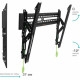 Кронштейн Arm media PLASMA-12 черный Кр. стал. наст. для TV 35"-75", max 60 кг, 1 ст св., нак. 0°-12° от ст. 37 мм, max VESA 600x400 мм.