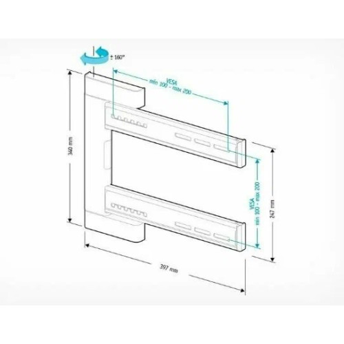 Кронштейн Holder LEDS-7013 черный
