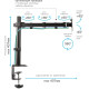 Кронштейн Arm media LCD-T10 черный 6 шт/уп. Кр. стал. настол. для мон. 15"-34", max 9 кг. 5 ст св., нак. ±45°, пов. ±180°, max VESA 100x100 мм.