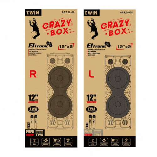 Колонка Eltronic 30-68 CRAZY BOX 4000