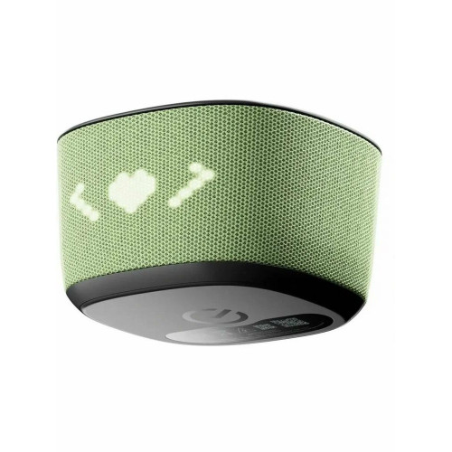 Умная колонка Sber Boom Home, 8Вт, с экраном, 1 динамик, часы, мультирум, TWS, Zigbee хаб, Wi-Fi, Bluetooth 5.0, Zigbee, Салют, фисташковый