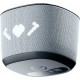 Умная колонка Sber Boom Home, 8Вт, с экраном, 1 динамик, часы, мультирум, TWS, Zigbee хаб, Wi-Fi, Bluetooth 5.0, Zigbee, Салют, серый