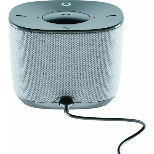 Умная колонка Sber Boom Home, 8Вт, с экраном, 1 динамик, часы, мультирум, TWS, Zigbee хаб, Wi-Fi, Bluetooth 5.0, Zigbee, Салют, серый