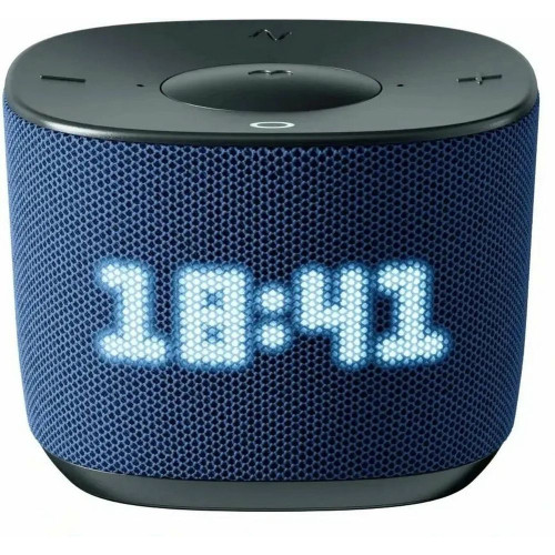 Умная колонка Sber Boom Home, 8Вт, с экраном, 1 динамик, часы, мультирум, TWS, Zigbee хаб, Wi-Fi, Bluetooth 5.0, Zigbee, Салют, морской