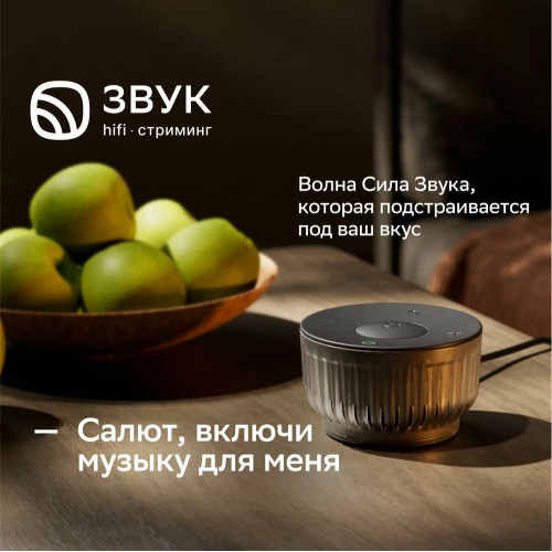 Умная колонка SBER Boom Mini 2, 5Вт, компактная, 1 динамик, GigaChat, Magnetic Sound, Мультирум, Детектор шума, Wi-Fi, Bluetooth 5.0, Салют, синий