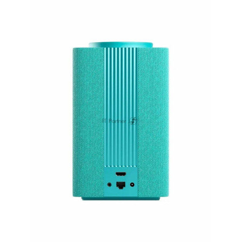 Умная колонка Яндекс Станция Макс, 65Вт, 1 динамик, часы, Алиса, Wi-Fi, Bluetooth 5.0, Zigbee, бирюзовый