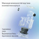 Умная колонка Яндекс Станция Миди, 24Вт, с экраном, 2 динамика, Wi-Fi, BT5.0, Zigbee, Алиса, оранжевый