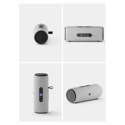 Умная колонка Яндекс Станция Стрит, 30Вт, компактная, 2 динамика, Wi-Fi, Bluetooth 5.0, Алиса, серый