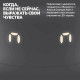 Умная колонка Яндекс Станция Лайт 2 LED, 6Вт, с экраном, 1 динамик, часы, Алиса, BT5.0, Wi-Fi, серый