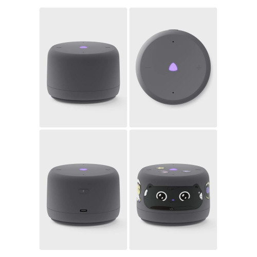 Умная колонка Яндекс Станция Лайт 2, 6Вт, компактная, 1 динамик, Matter, Wi-Fi, Bluetooth 5.0, Алиса, серый