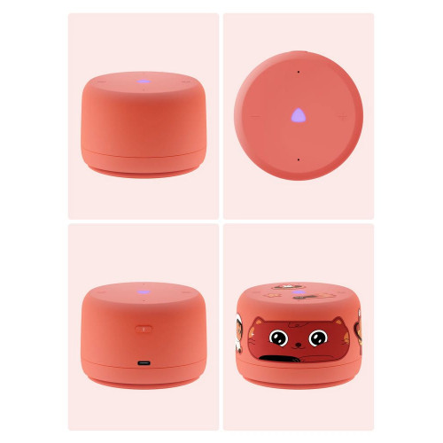 Умная колонка Яндекс Станция Лайт 2, 6Вт, компактная, 1 динамик, Matter, Wi-Fi, Bluetooth 5.0, Алиса, коралловый