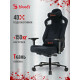Кресло игровое A4Tech Bloody GC-660 черный Formula 999 искусственная замша с подголов. крестов. металл