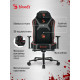 Кресло игровое A4Tech Bloody GC-680 черный/серый искусственная замша с подголов. крестов. металл