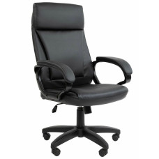 Кресло Chairman 794 LT черный, экокожа, 120 кг