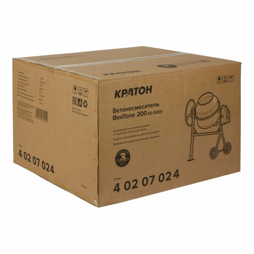 Бетономешалка КРАТОН BeeTone 200