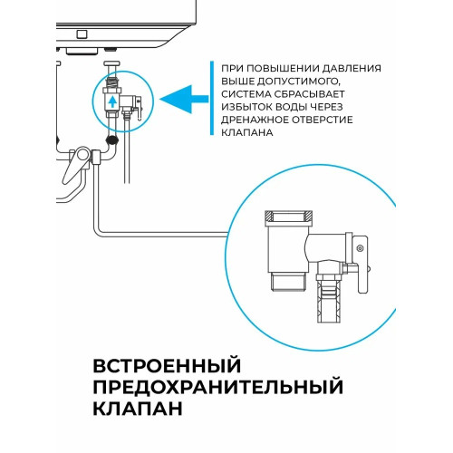 Водонагреватель электрический Royal Clima COMFORTE RWH-C80-RE белый